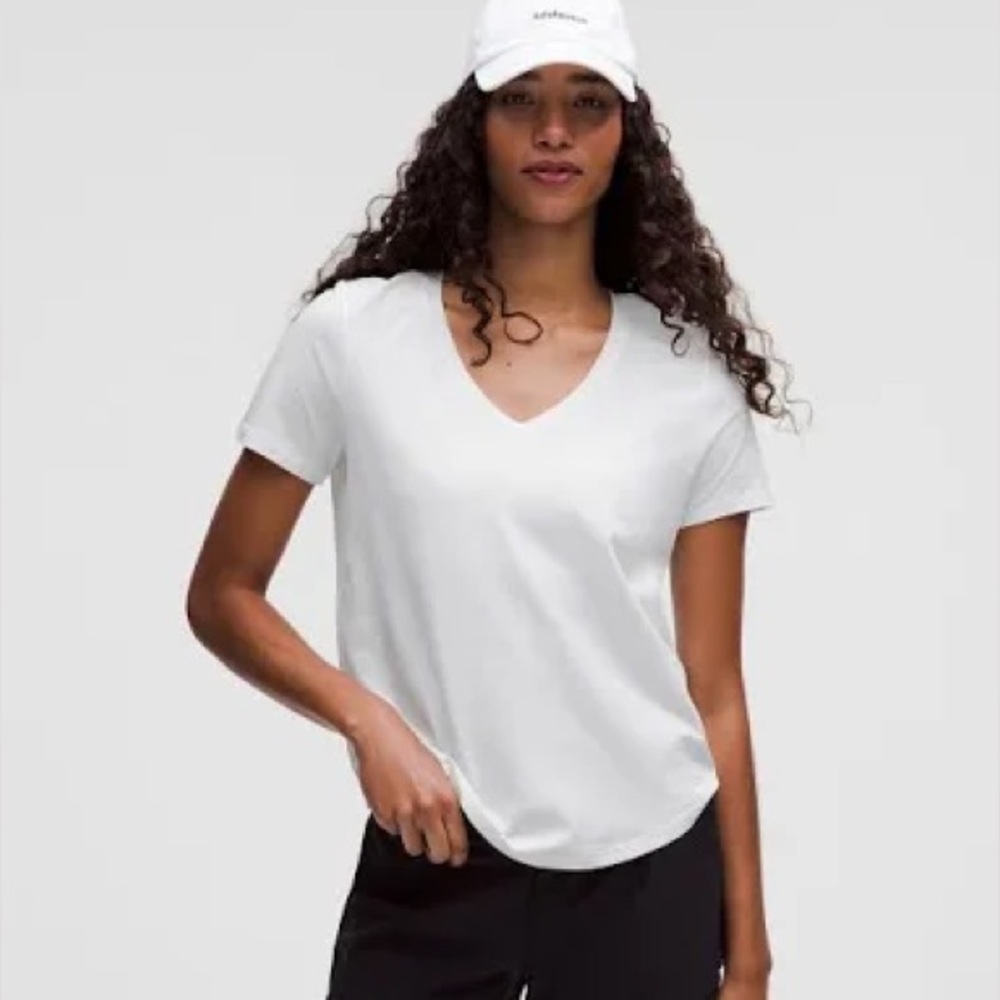 Lululemon White Love Tee